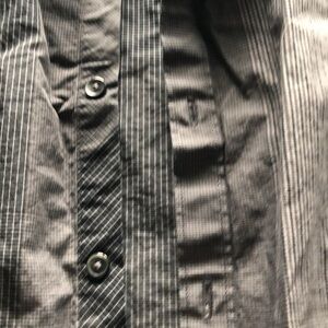 Men’s xl calvin klein cotton shirt black gray brown print